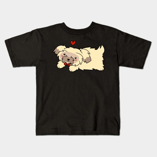 Love Pupper Kids T-Shirt by saradaboru